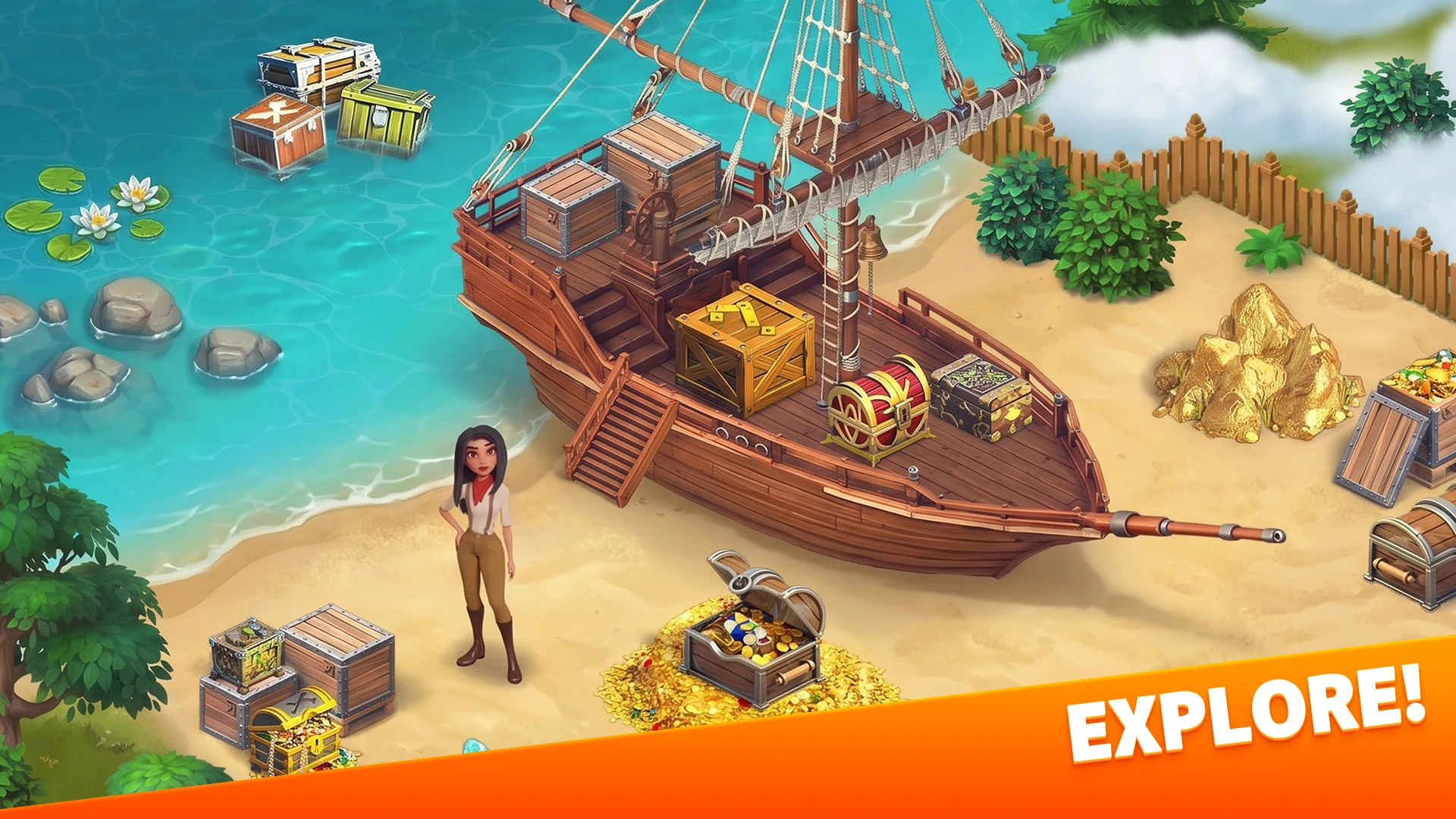 Klondike Adventures: Farm Game screenshot