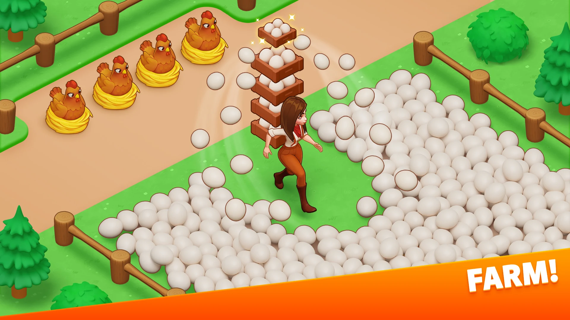 Klondike Adventures: Farm Game screenshot