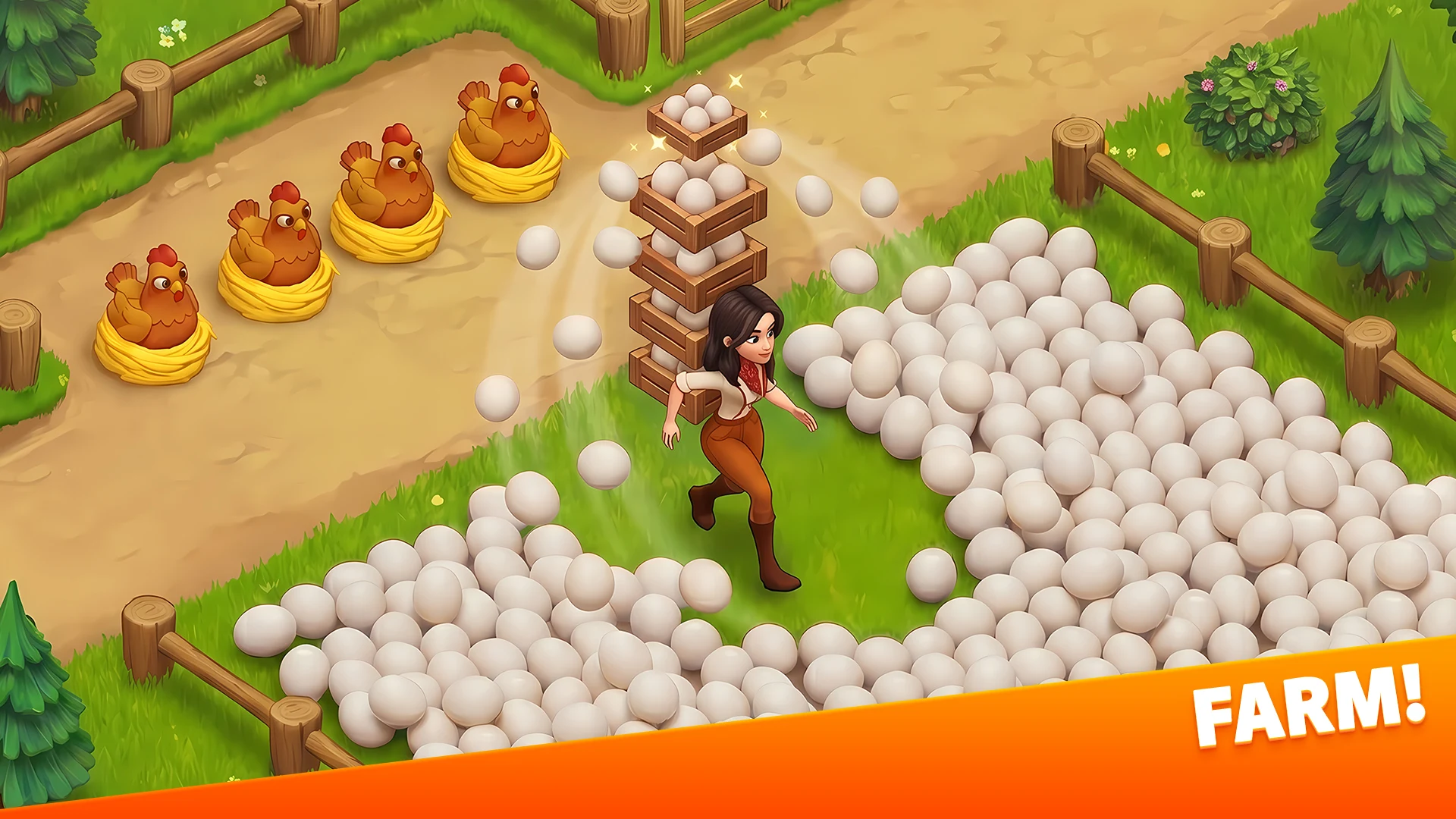 Klondike Adventures: Farm Game screenshot