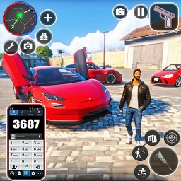 Ikon sekolah mengemudi mobil modern